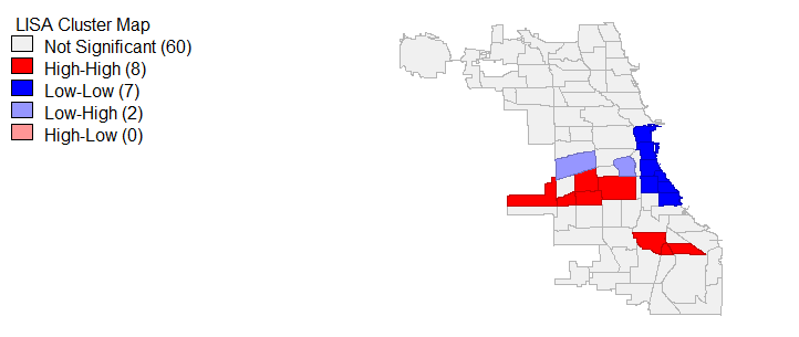 Figure 12a Local Moran's I 311 Call Rate